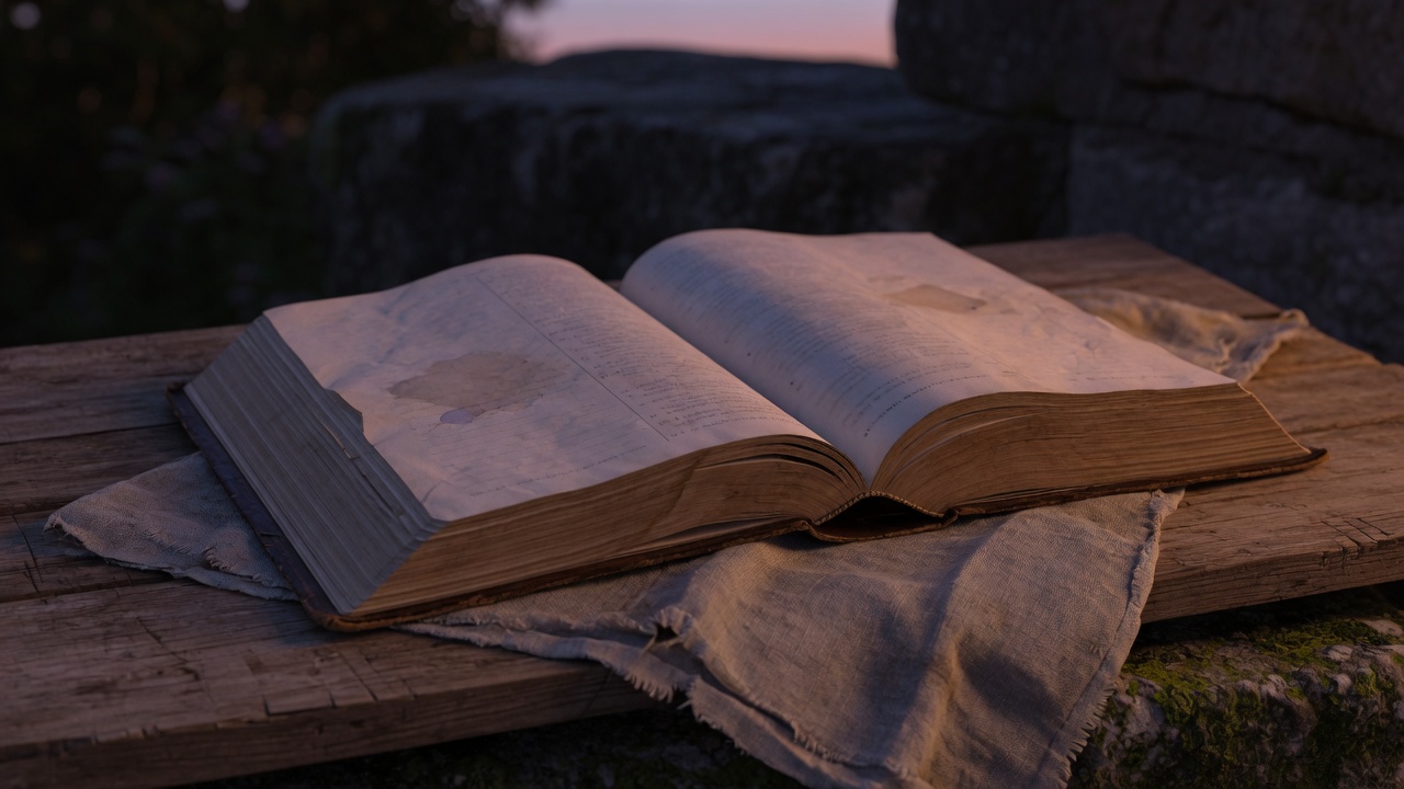 Evening Bible scene