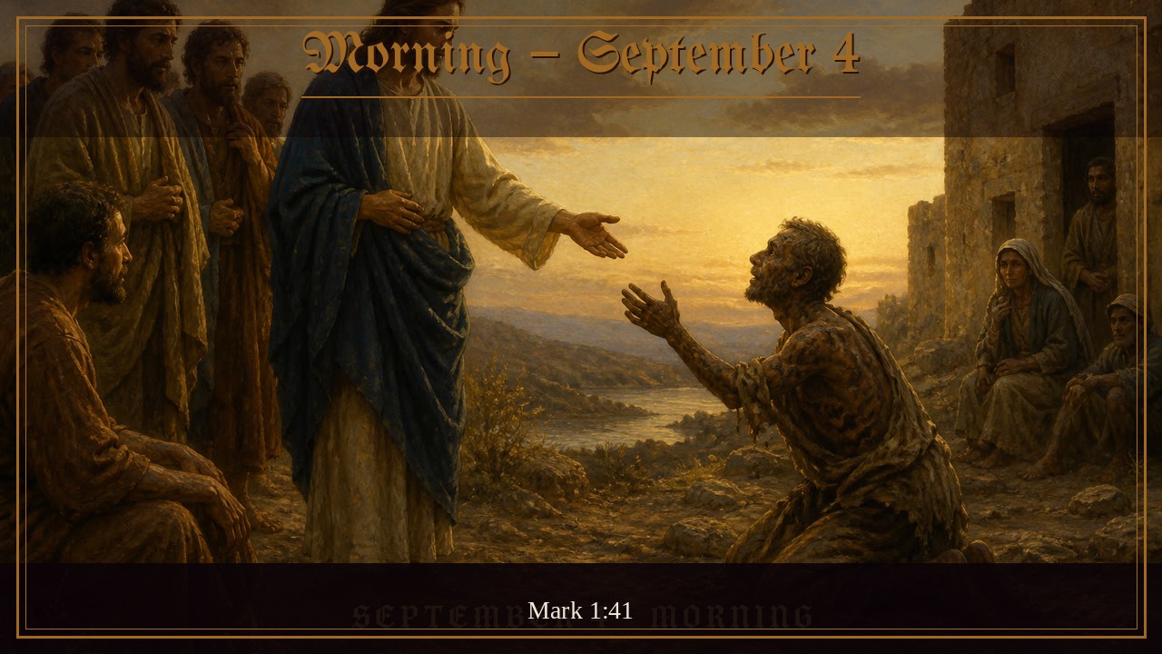 Morning – September 4 | Spurgeon Devotional