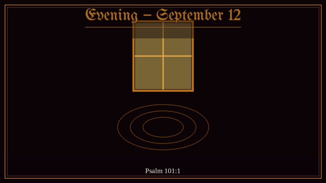 Evening – September 12 | Spurgeon Devotional